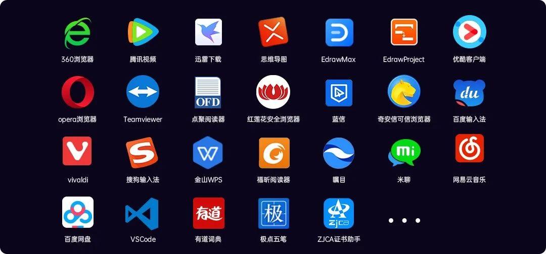 優(yōu)麒麟 20.10 新增優(yōu)酷、迅雷等第三方軟件，還準備兼容運行 Windows 應(yīng)用