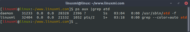 圖解 Linux下at延時任務(wù)和crontab定時任務(wù)命令