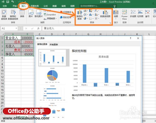 excel財務(wù)數(shù)據(jù)分析 使用Excel 2016新增瀑布型圖表分析財務(wù)數(shù)據(jù)