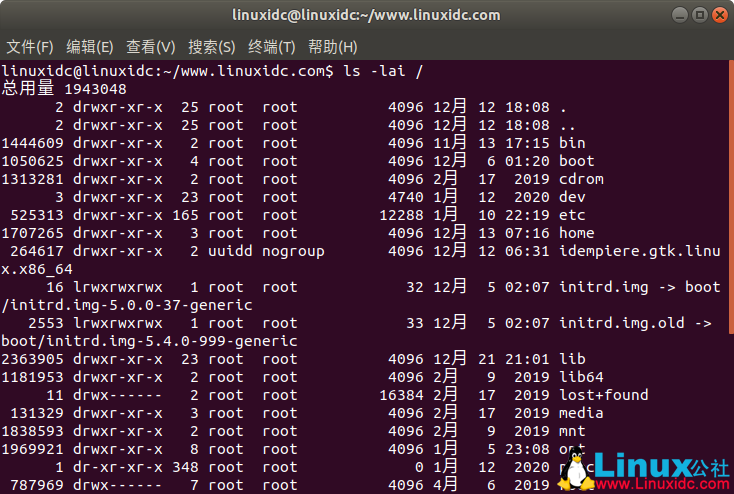 Linux基礎知識：如何獲取根分區(qū)的總索引節(jié)點