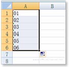 excel選出以1開(kāi)頭的單元格 在Excel單元格中輸入以“0”開(kāi)頭的數(shù)字的兩種方法