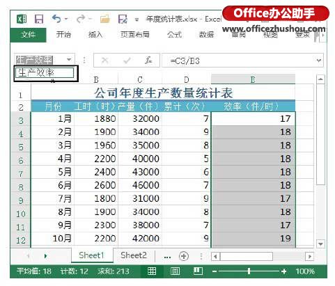 對(duì)Excel工作表中的單元格區(qū)域命名以及利用命名定位單元格的方法