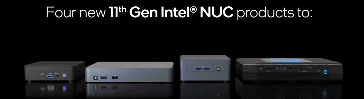 英特爾發(fā)布 NUC11 系列迷你主機(jī):最高配備 i7 1185G7 四核 CPU