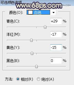 ps給公園外景人像添加夕陽光效效果