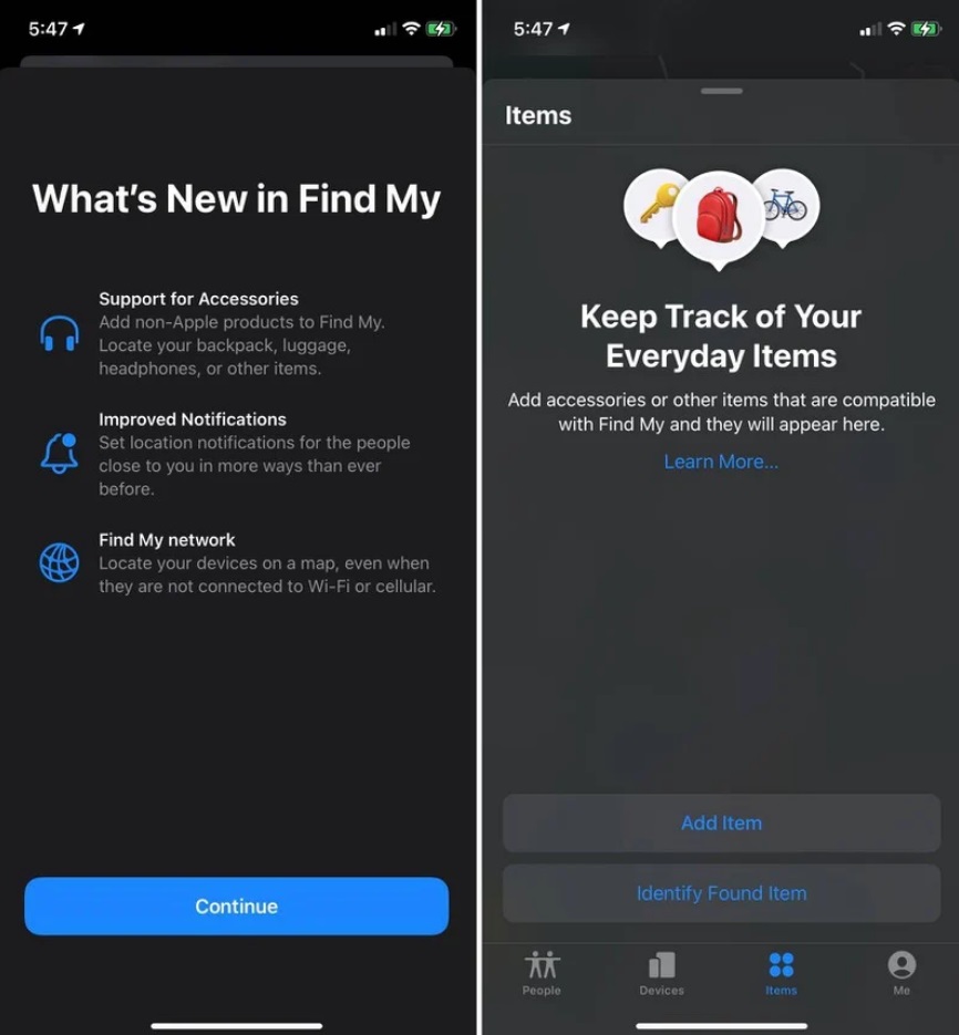 蘋果 iOS 14.5 Beta 3 啟用 “查找我的”的 “物品”標(biāo)簽:跟蹤 Beats 耳機(jī)及第三方配件