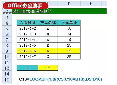 excel lookup模糊查找 使用lookup函數(shù)進(jìn)行模糊查找的實例教程