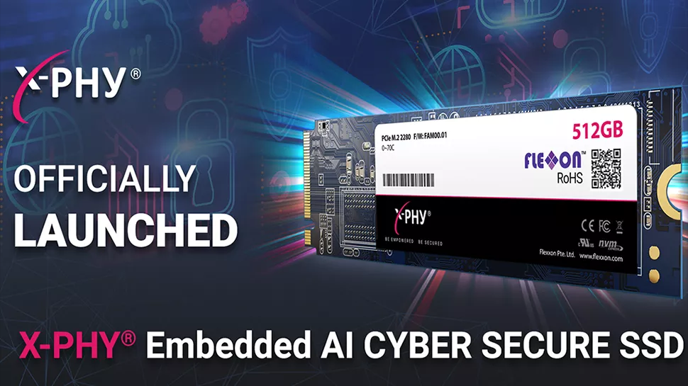 Flexxon 推出內(nèi)置 AI 主動安全防護功能的 NVMe 固態(tài)硬盤