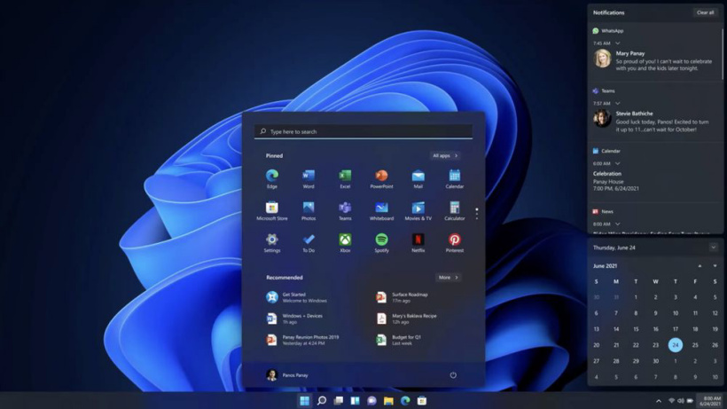 微軟 Win11 運行硬件最小需求配置公布：1GHz 64 位處理器，4GB 內(nèi)存 / 64GB 存儲