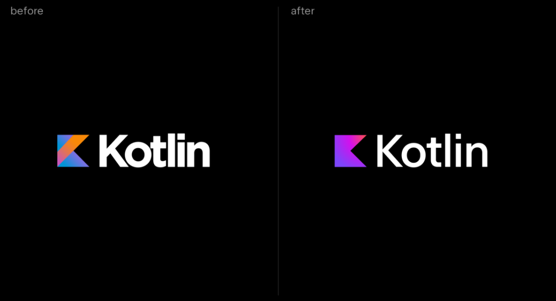 編程語(yǔ)言 Kotlin 啟用新 Logo，采用漸變色