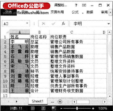 excel表格拆分單元格 Excel2013表格中設(shè)置單元格內(nèi)的文字分散對(duì)齊的方法