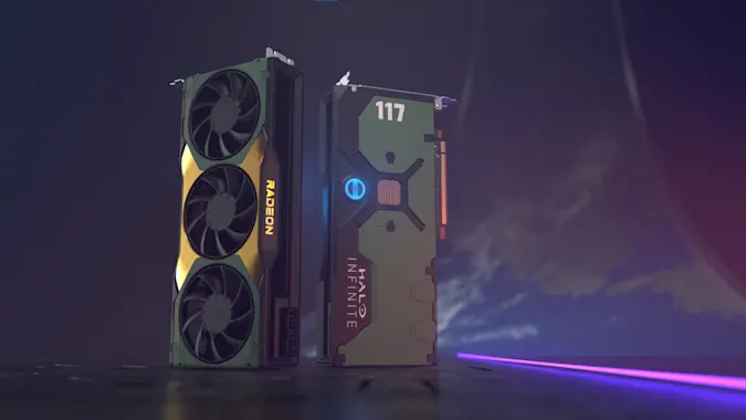 微軟聯(lián)手 AMD 發(fā)布 Radeon RX 6900 XT《光環(huán)：無限》限量版顯卡，只贈不賣