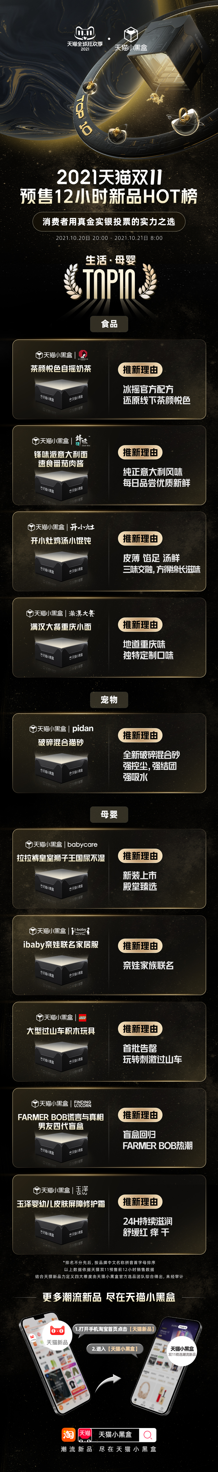 天貓雙11百萬新品激發(fā)新力量 相約天貓小黑盒 與你共赴美好生活
