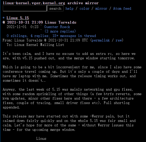 Linux 5.15 發(fā)布：增加對英特爾 DG2 獨顯的初步支持，采用新 NTFS 文件系統(tǒng)
