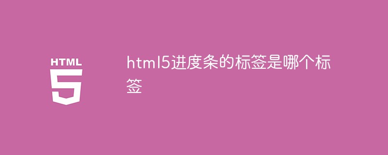 html5進度條的標簽是哪個標簽