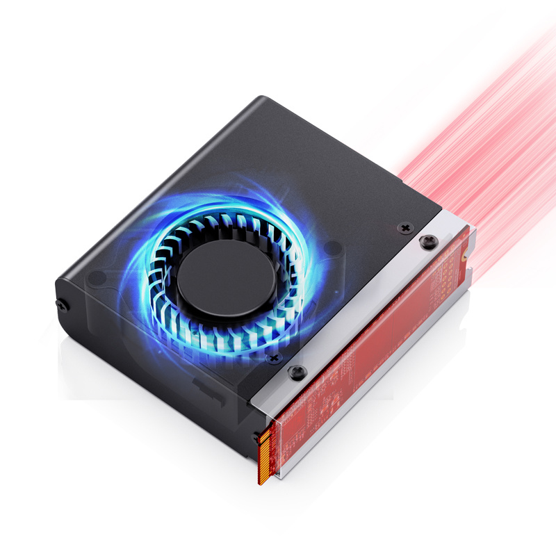 PCIe 5.0 SSD 將至，喬思伯發(fā)布 M.2 主動(dòng)散熱器