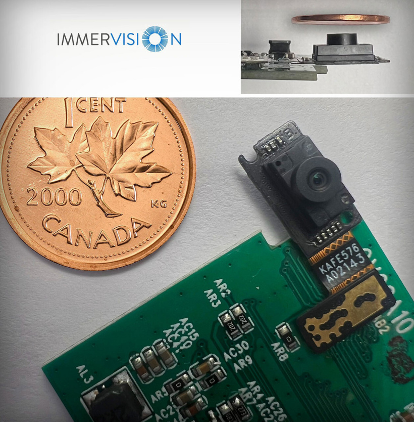 Immervision 發(fā)布世界最薄筆記本攝像頭模組，8 百萬像素廣角