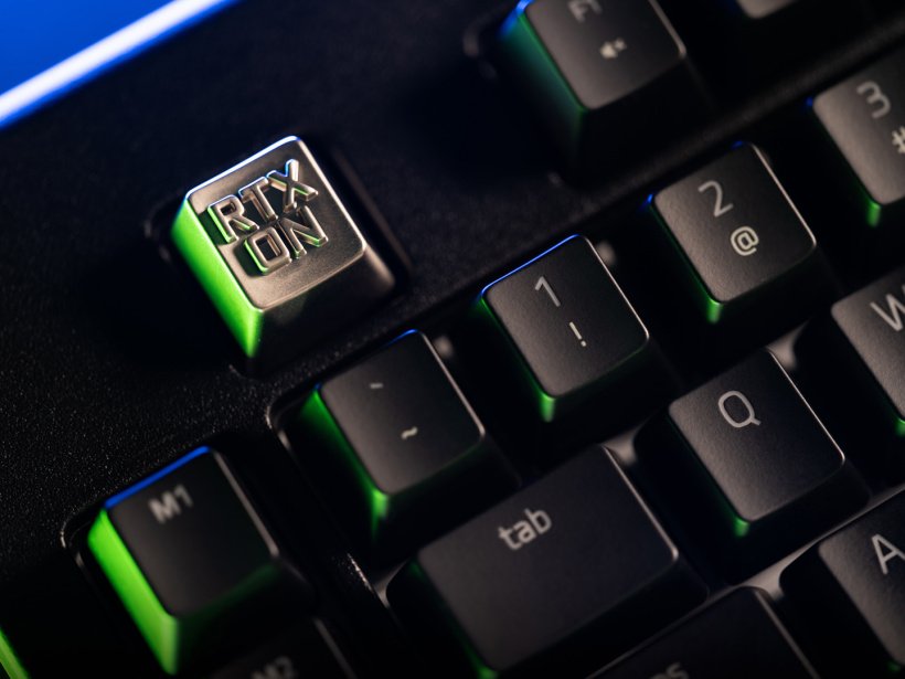 英偉達發(fā)布“RTX On”限量版鍵帽，將通過社交媒體送出