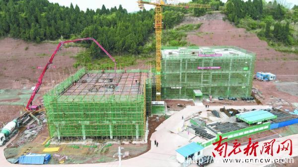 川東北區(qū)域大數(shù)據(jù)中心6月底完成結(jié)構(gòu)封頂