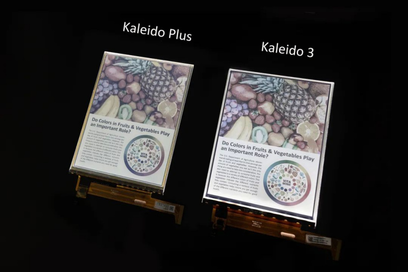 E Ink 發(fā)布新一代 Kaleido 3 彩色印刷電子紙：16 灰階 / 4096 色，色彩飽和度提升 30%