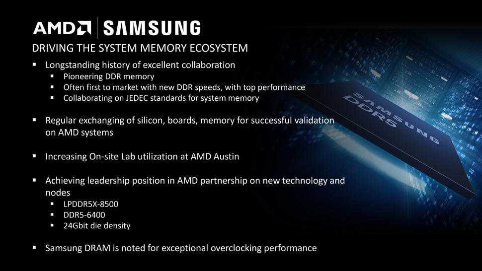 AMD 與三星探討新款 DDR5 內存，LPDDR5X-8500 值得期待
