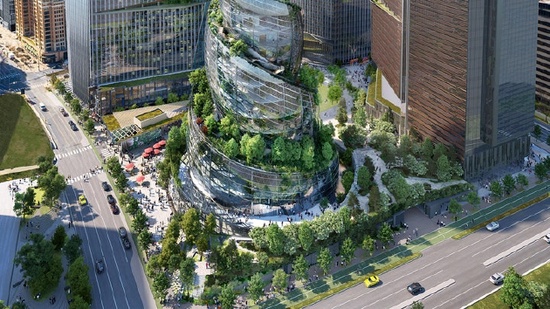 亞馬遜第二個(gè)總部螺旋塔樓獲批,預(yù)計(jì) 2025 年完成建設(shè)