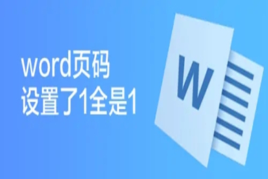 word頁(yè)碼設(shè)置了1全是1 word怎么自動(dòng)編頁(yè)碼