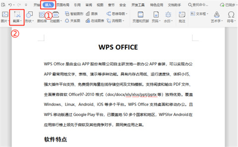 wps怎么截圖 wps如何截圖