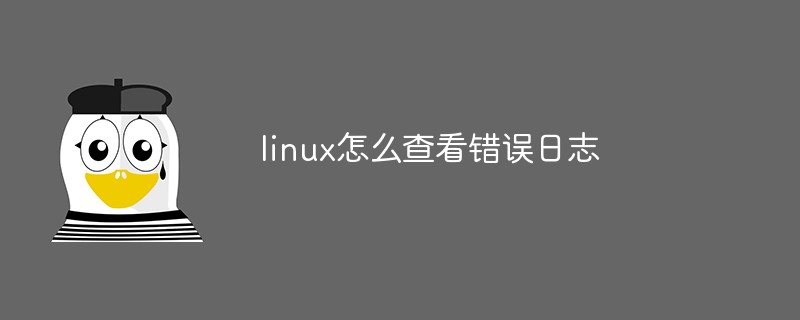 linux怎么查看錯誤日志