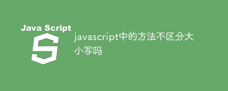 javascript中的方法不區(qū)分大小寫(xiě)嗎