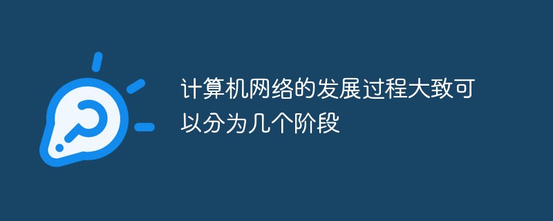 計算機網(wǎng)絡(luò)的發(fā)展過程大致可以分為幾個階段