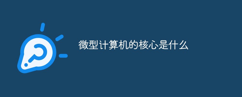 微型計算機的核心是什么