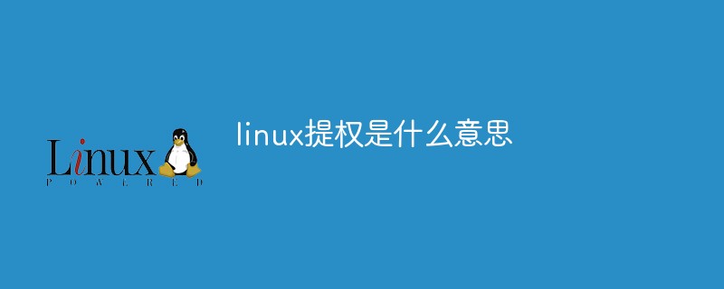 linux提權是什么意思