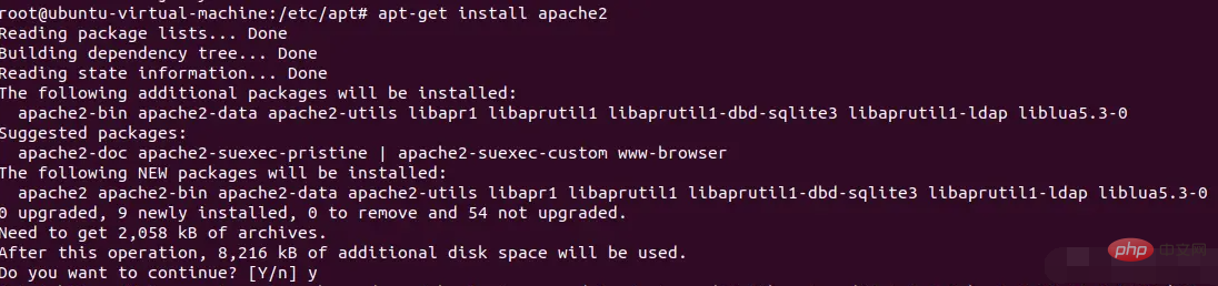超細！Ubuntu20.04安裝Apache+PHP8環(huán)境