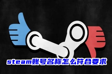 steam賬號(hào)名稱怎么符合要求 steam賬號(hào)注冊(cè)用戶名要求分享